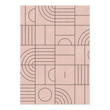 My Favorite Geometric Patterns No.20 - Pale Pink (Print Only) thumbnail