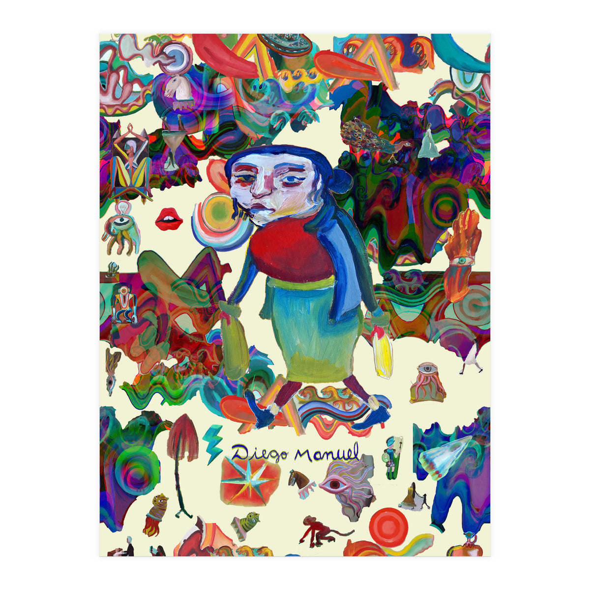 Graffitis 2021 Tapiz 58 B (Print Only)