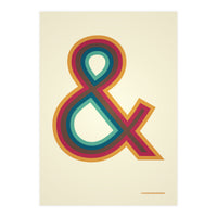 1970s Retro Ampersand (Print Only)