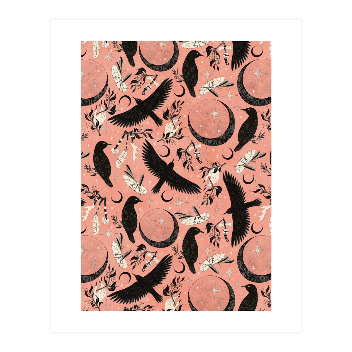 Raven Tarot Pink (Print Only)