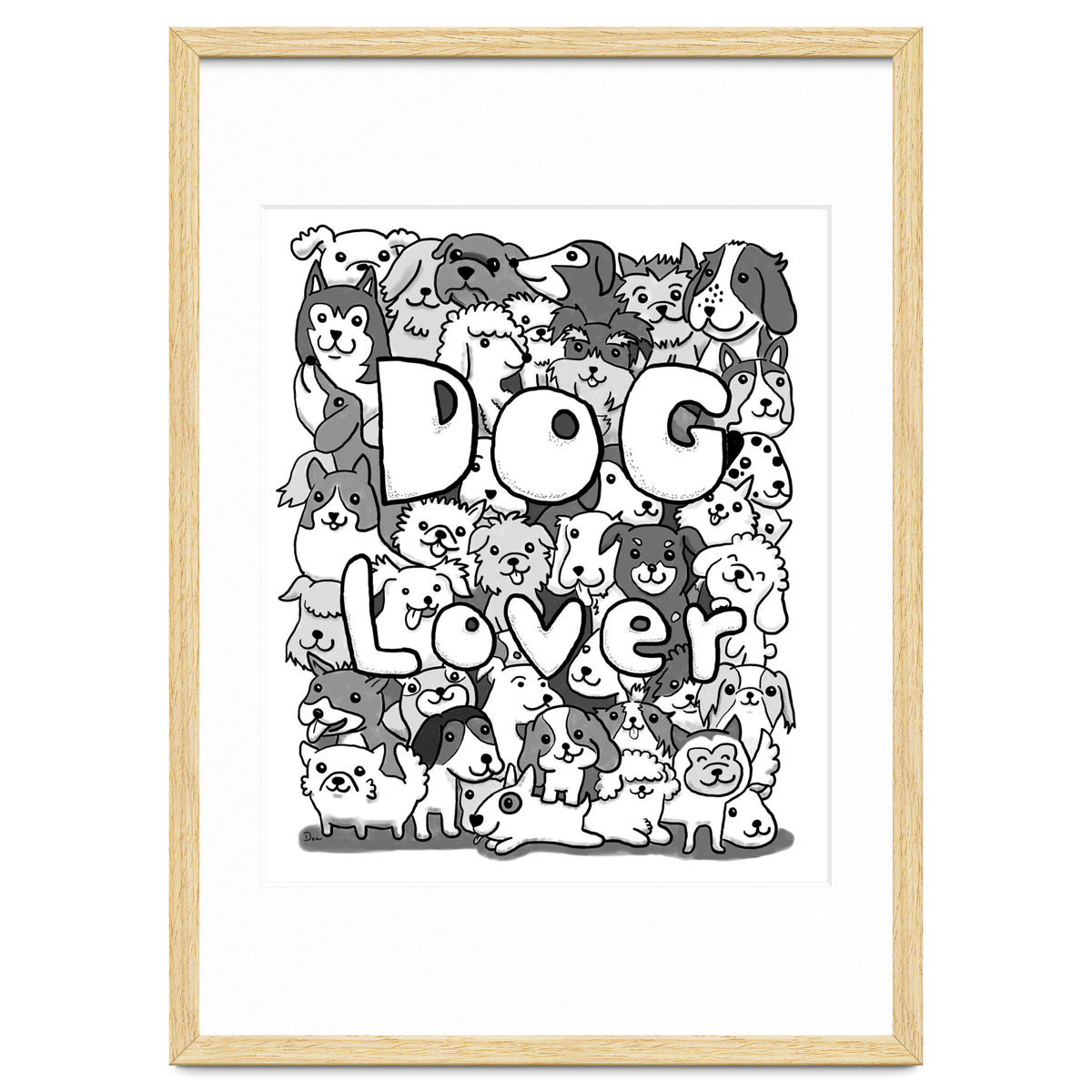 Doodle 72:  Dog Lover