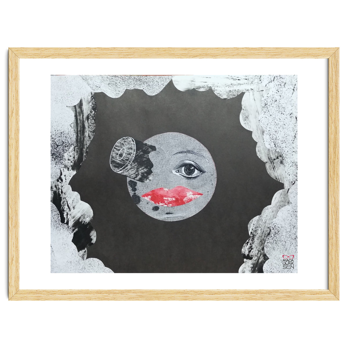 Voyage dans la lune collage