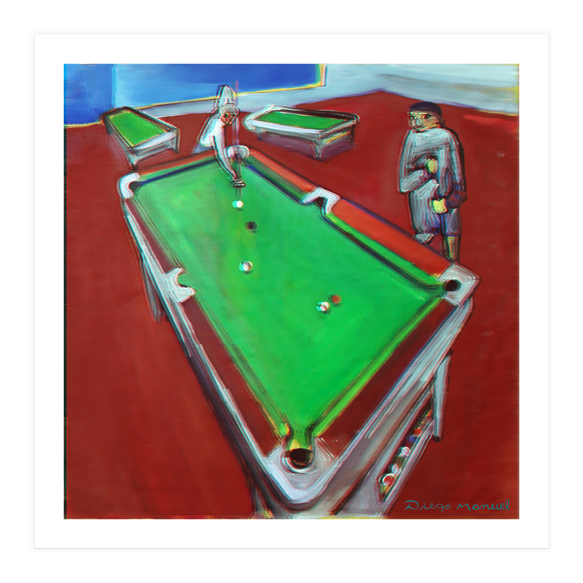 Noche De Pool 2 2 (Print Only)