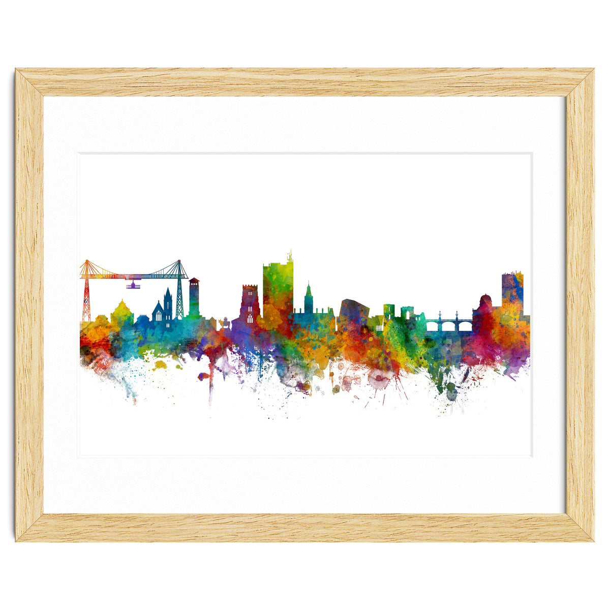 Newport Wales Skyline