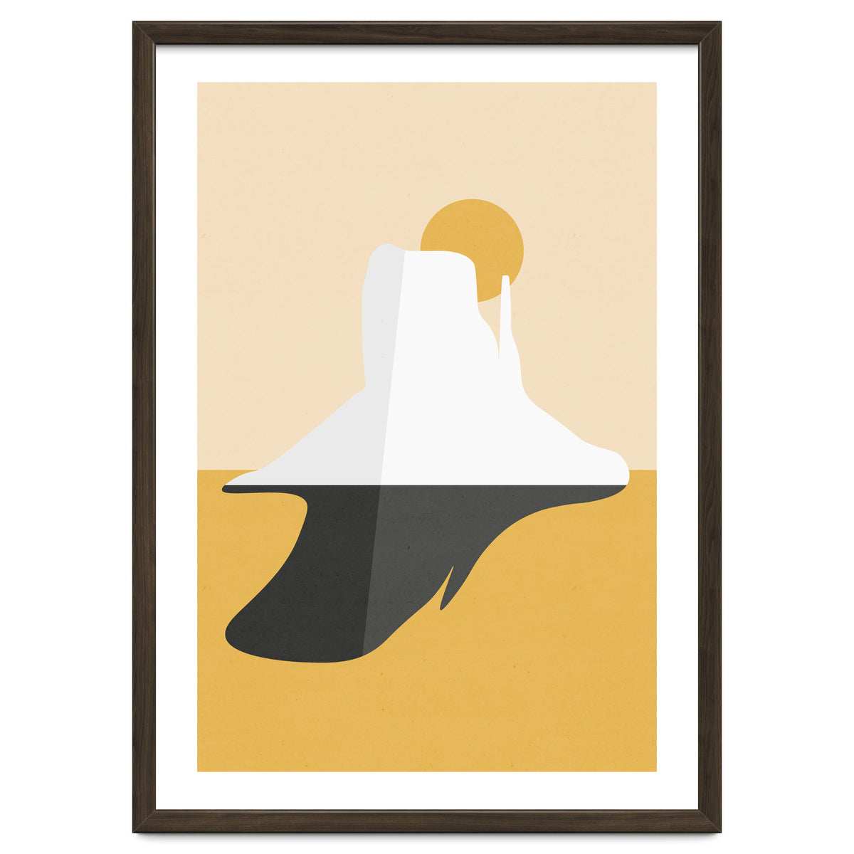 Abstract Mesa - Golden Desert