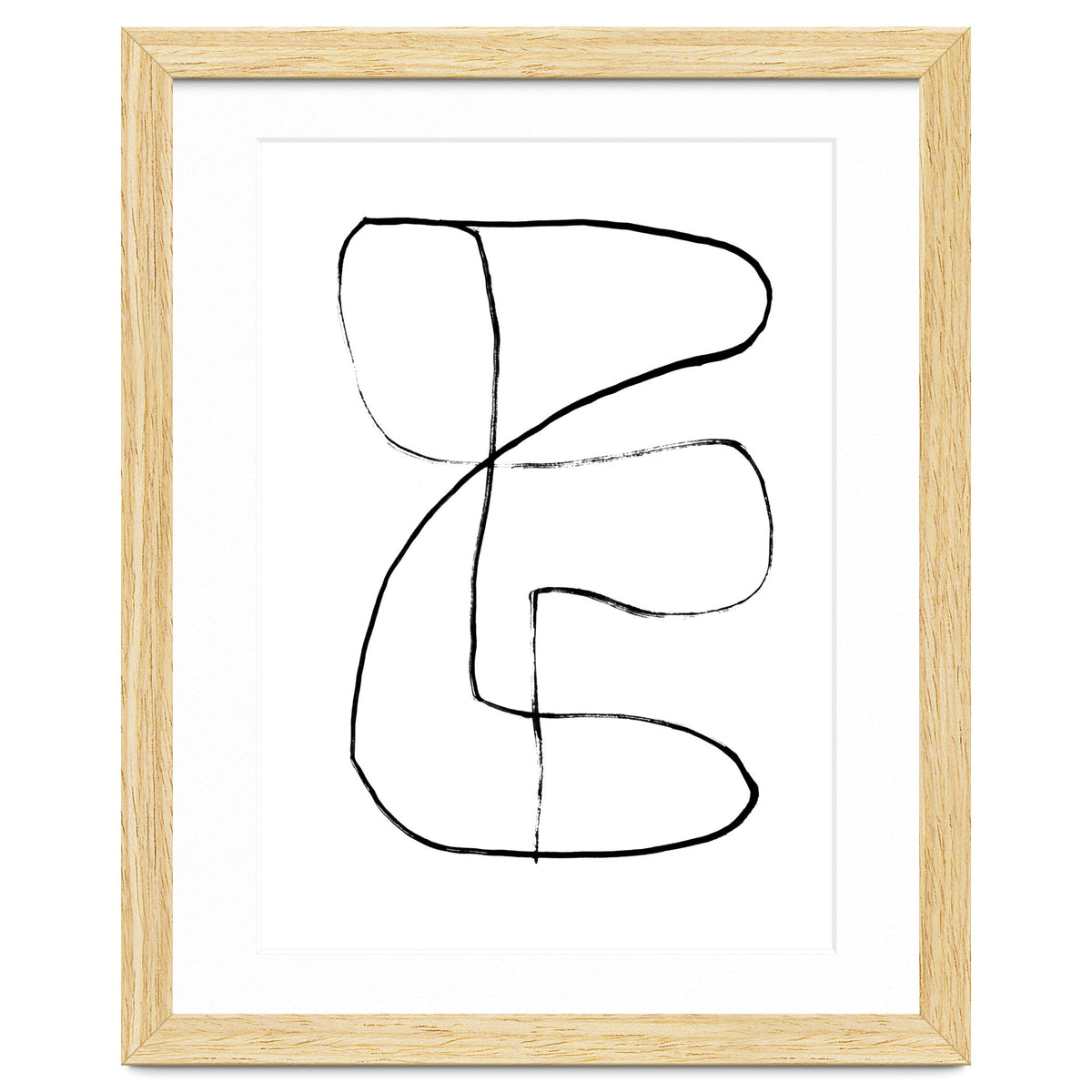 Mid-Century Line Art Print #1