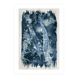 Indigo Blue Botanical Leaves No. 2 (Print Only) thumbnail