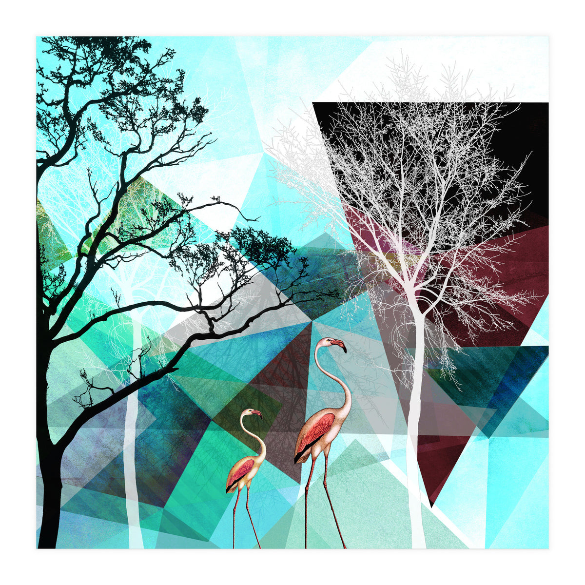 FLAMINGOS P26 (Print Only)