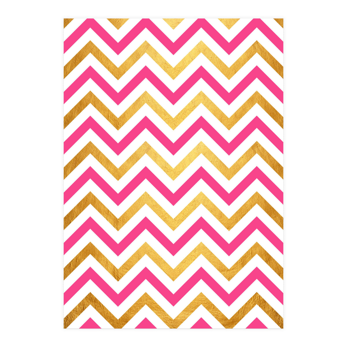 Chevron Golden I (Print Only)