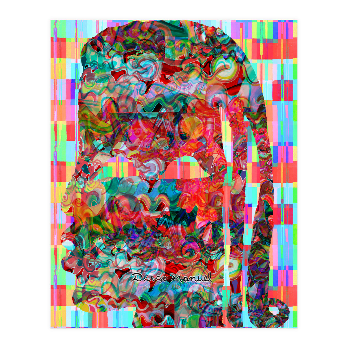 Abstracto Pop Nuevo B Nuevo 4 (Print Only)