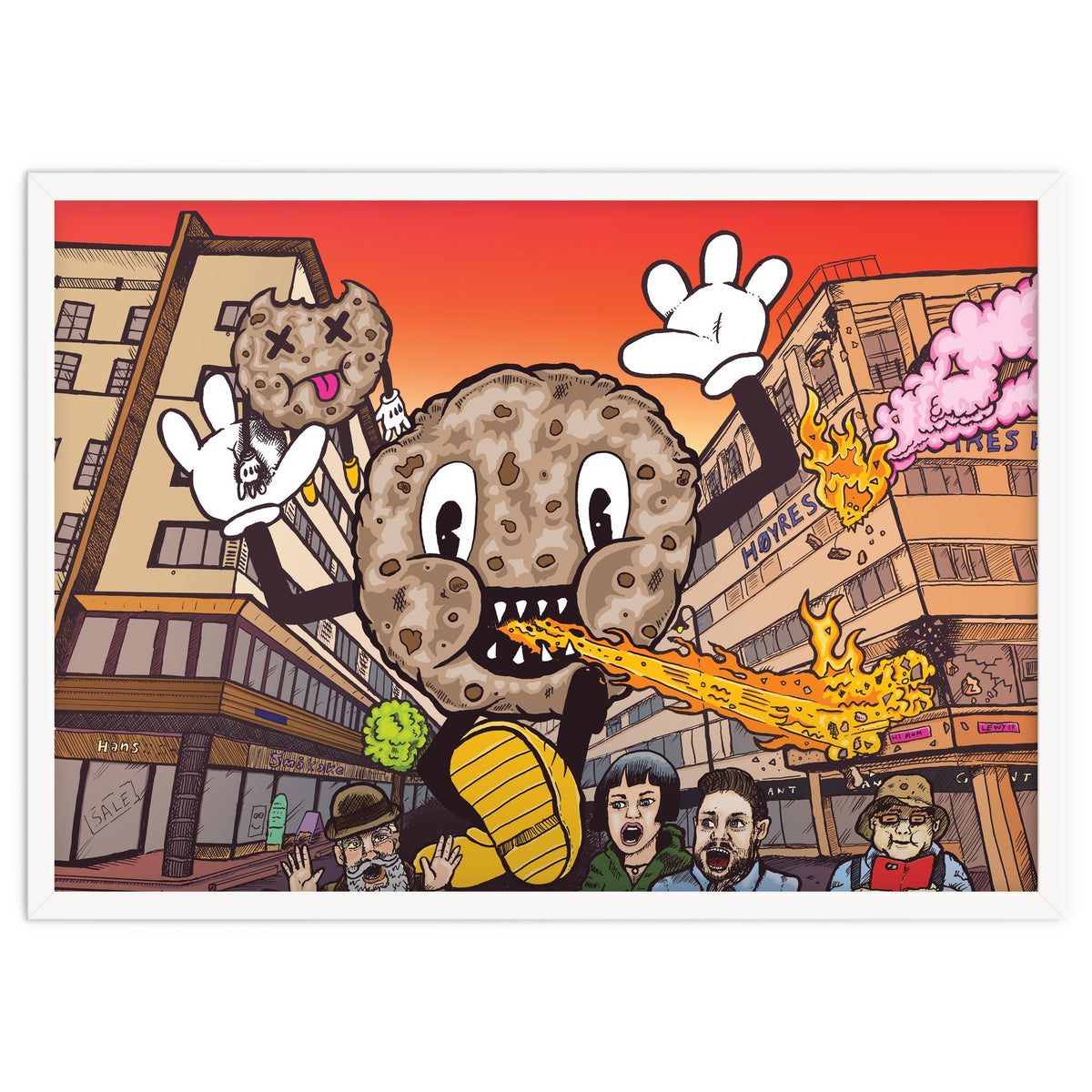 Cookie Monster 12.3% ABV Bourbon Barrel Aged Coconut Chocolate Chip Stout - Amundsen Brewery