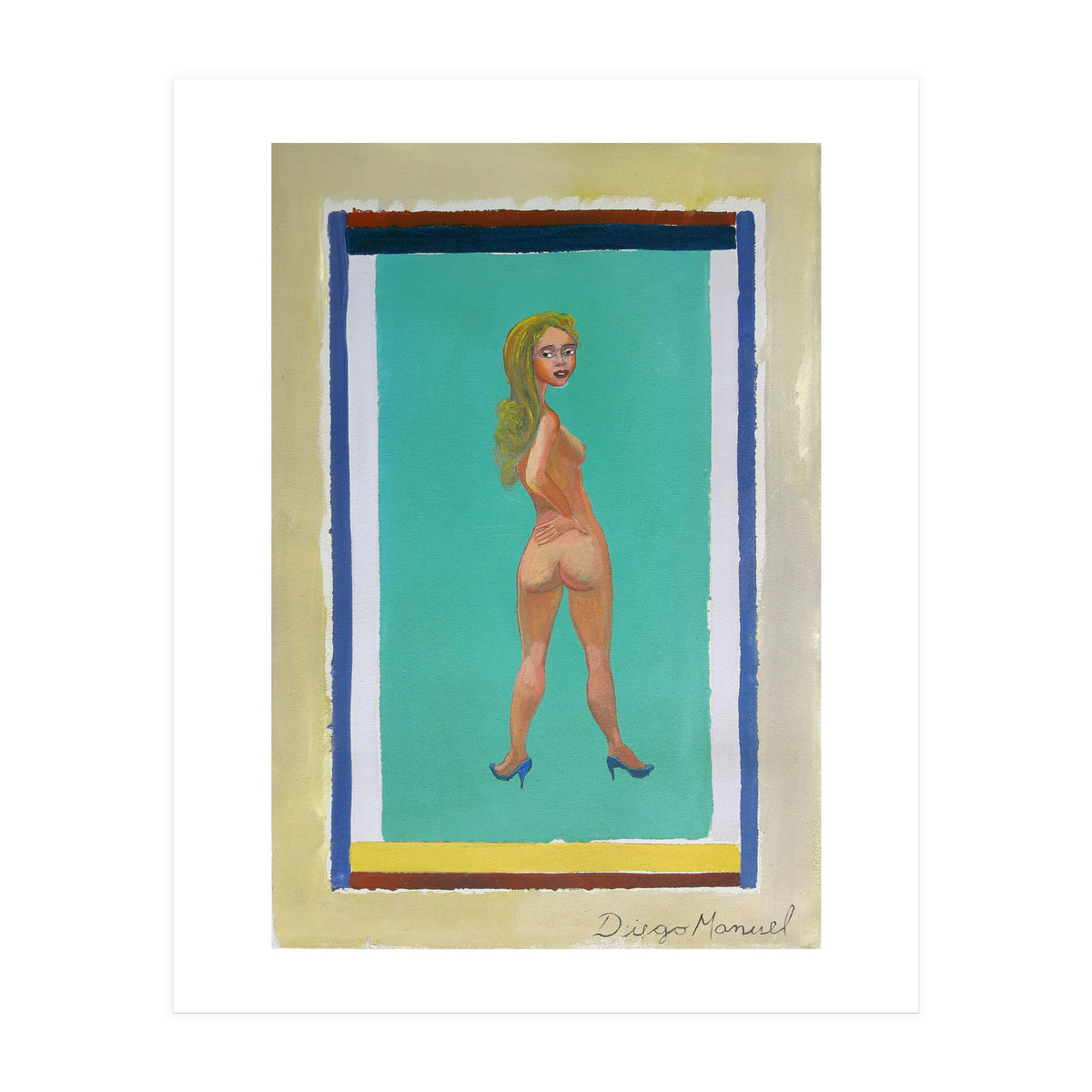 Chica de Calendario 2 (Print Only)