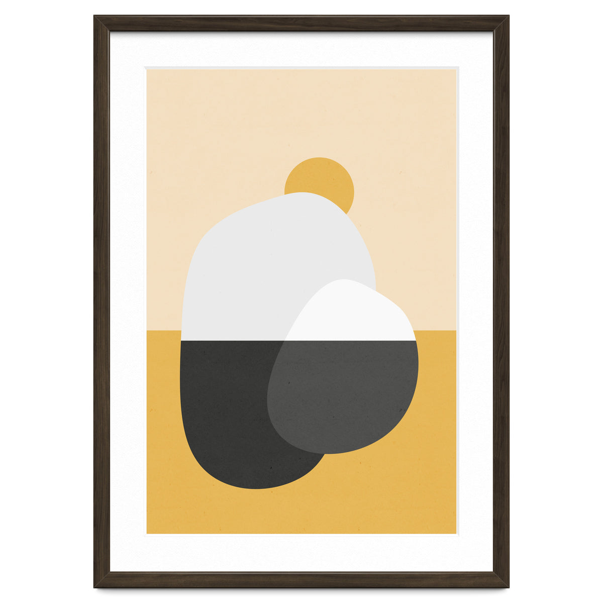 Abstract Boulders - Golden Desert