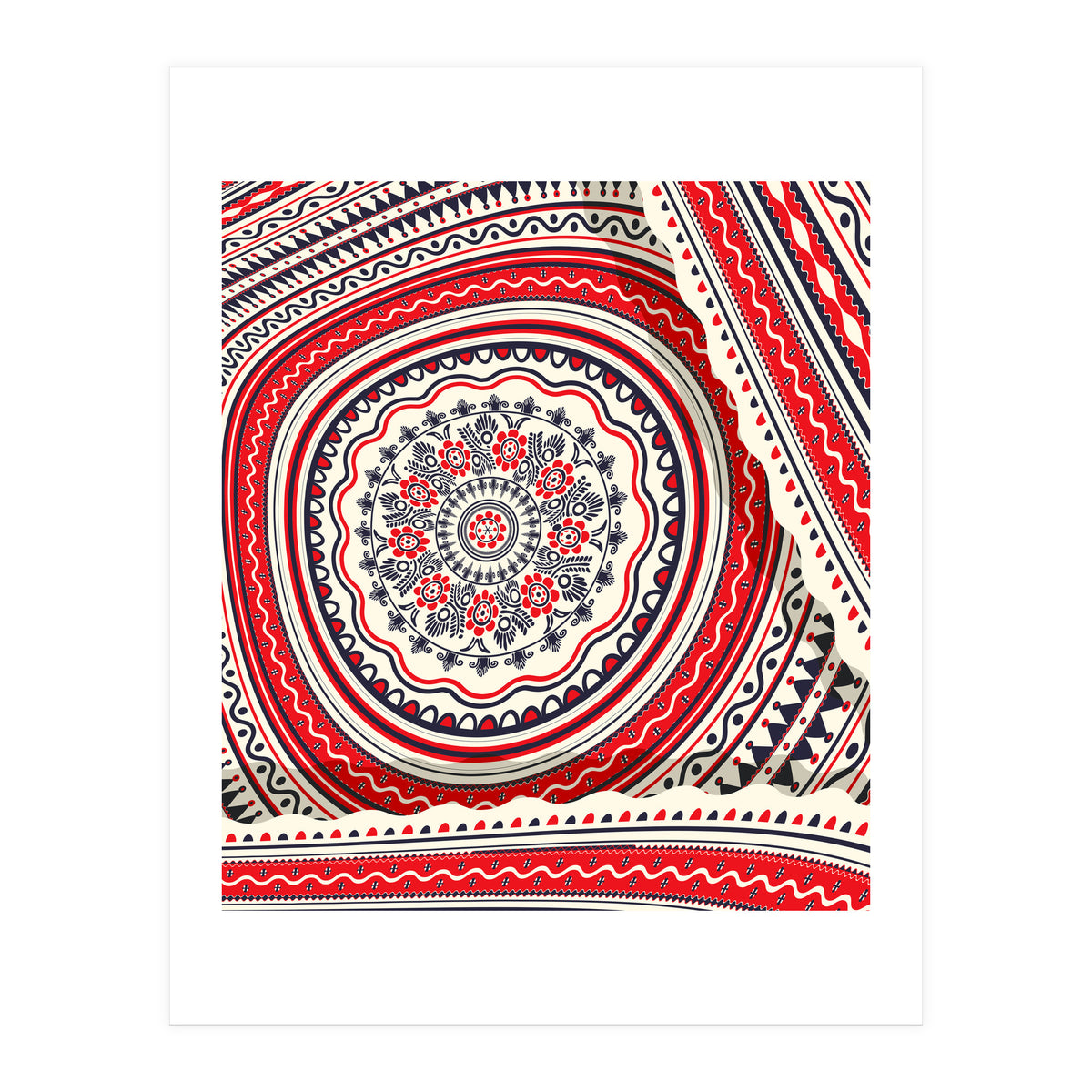 Romanian embroidery background 17 (Print Only)