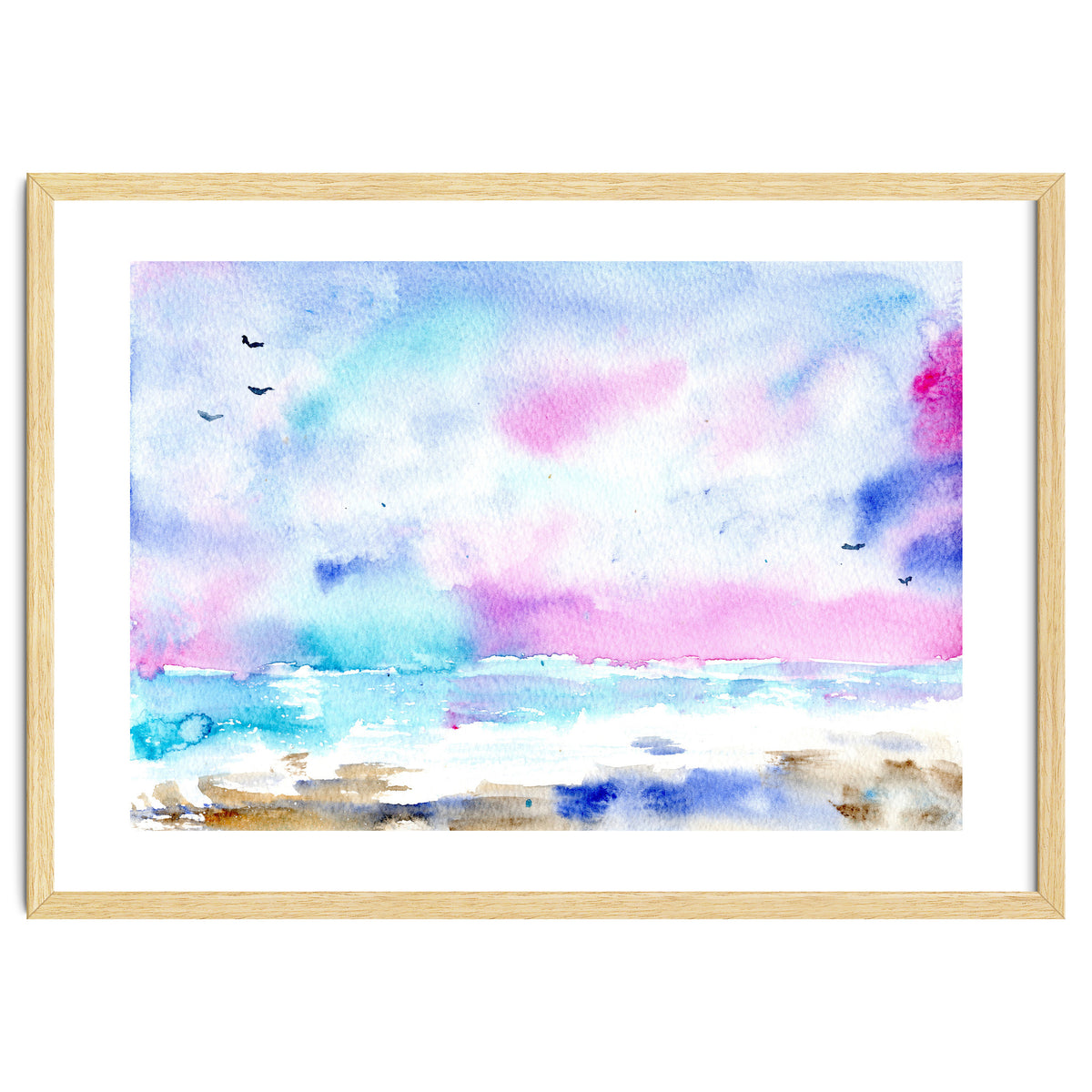 Tenderness of the sea || watercolor