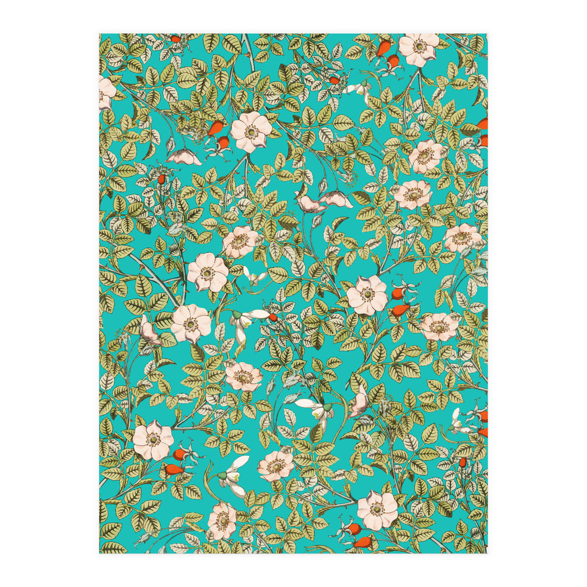 Teal Botanical (Print Only)