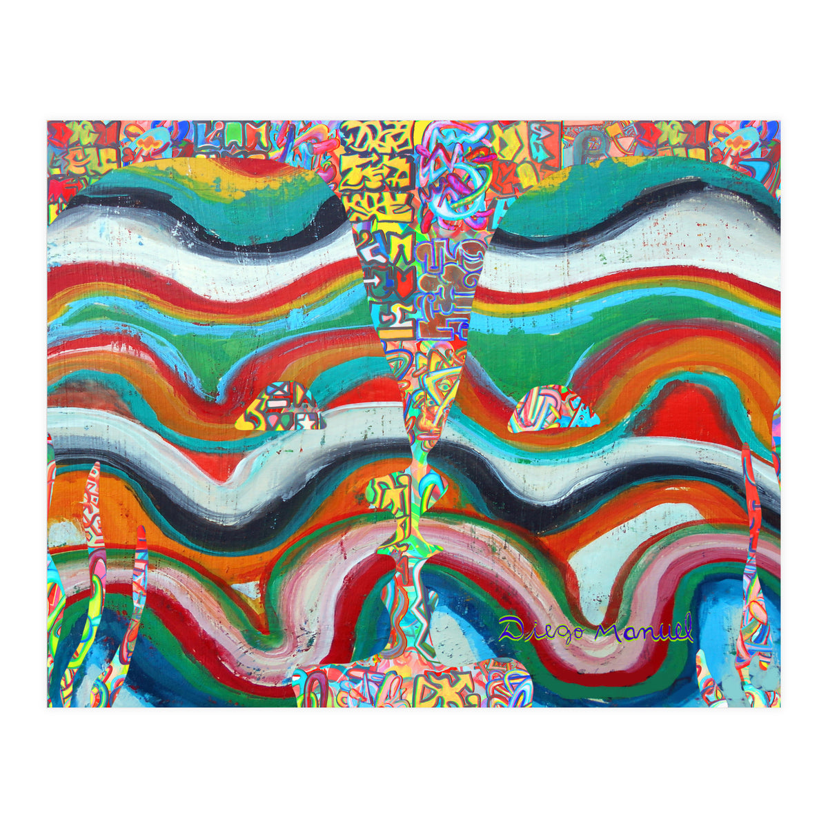 Abstracto Pop Nuevo B8 (Print Only)