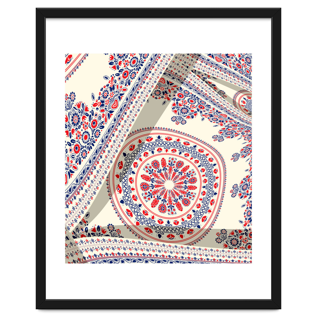 Romanian embroidery background 40