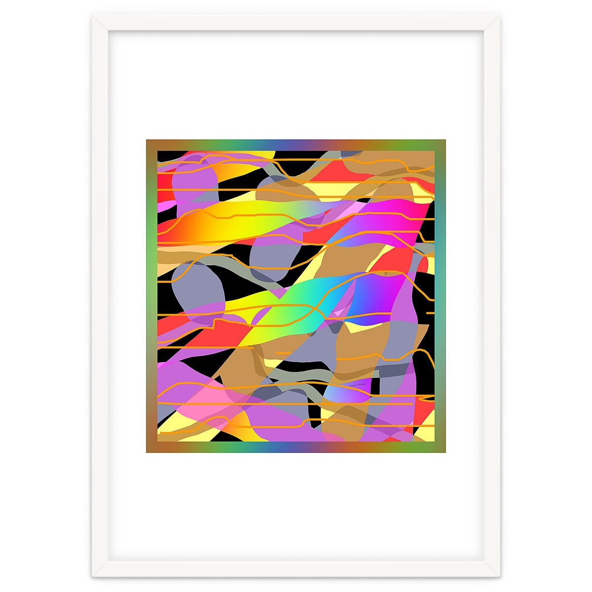 ABSTRACT COLOR BANDS