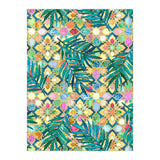 Gilded Moroccan Mosaic Tiles with Palm Leaves  (Print Only) thumbnail
