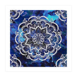 Queen Starring of Mandalas Navy (Print Only) thumbnail