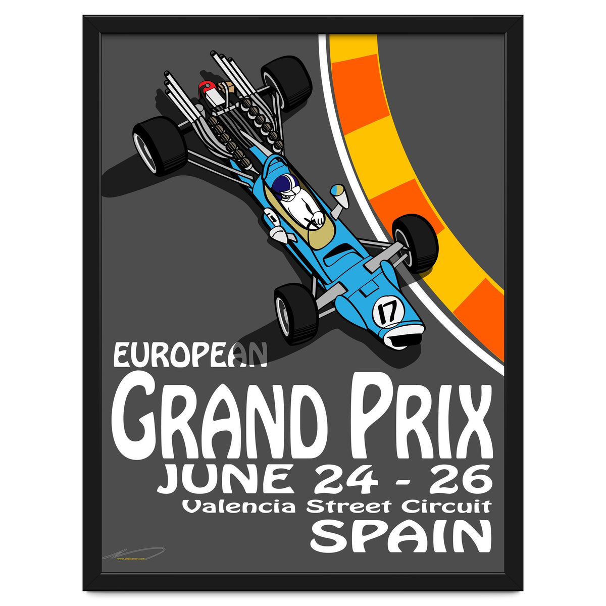 European Grand Prix poster