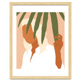 Musafir | Traveler Feminism Woman of Color in White Shirt | Palm Tropical Minimal Bohemian Fashion thumbnail