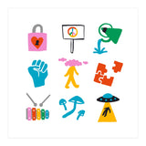 Aquarius Emoji (Print Only) thumbnail