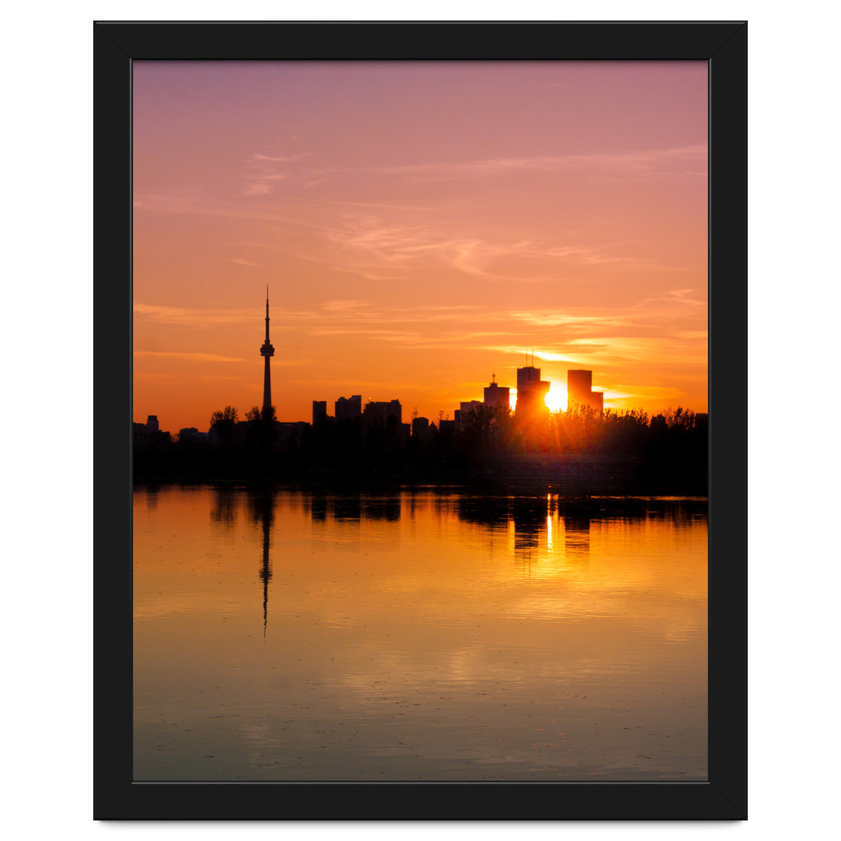 Leslie Street Spit Toronto Canada Sunset