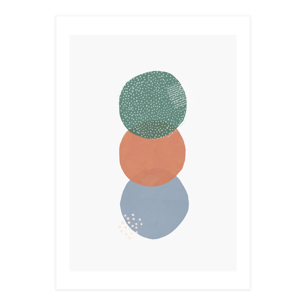 Abstract Soft Circles Part 2 (Print Only)
