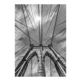 NEW YORK CITY Brooklyn Bridge in Detail | monochrome (Print Only) thumbnail