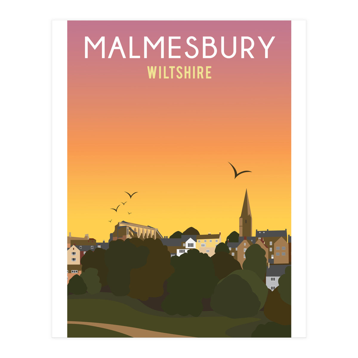 Malmesbury Sunset (Print Only)