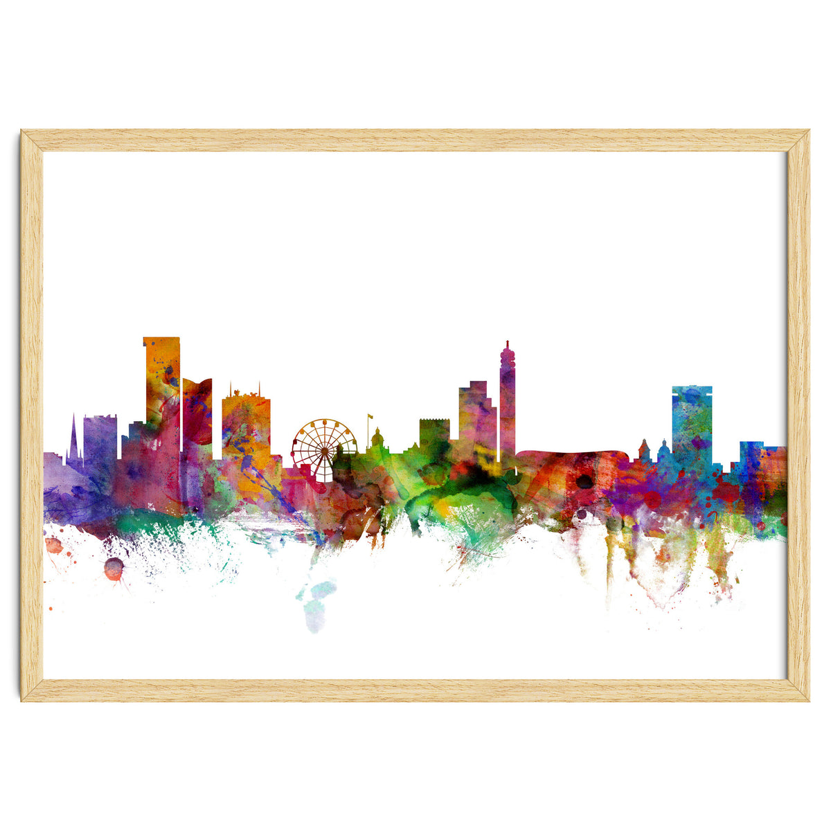 Birmingham England Skyline