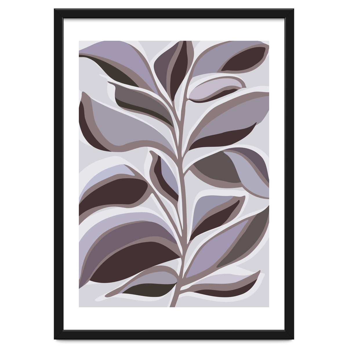 Lavender Floral Abstract