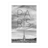 PARIS Eiffel Tower | Text & Skyline (Print Only) thumbnail