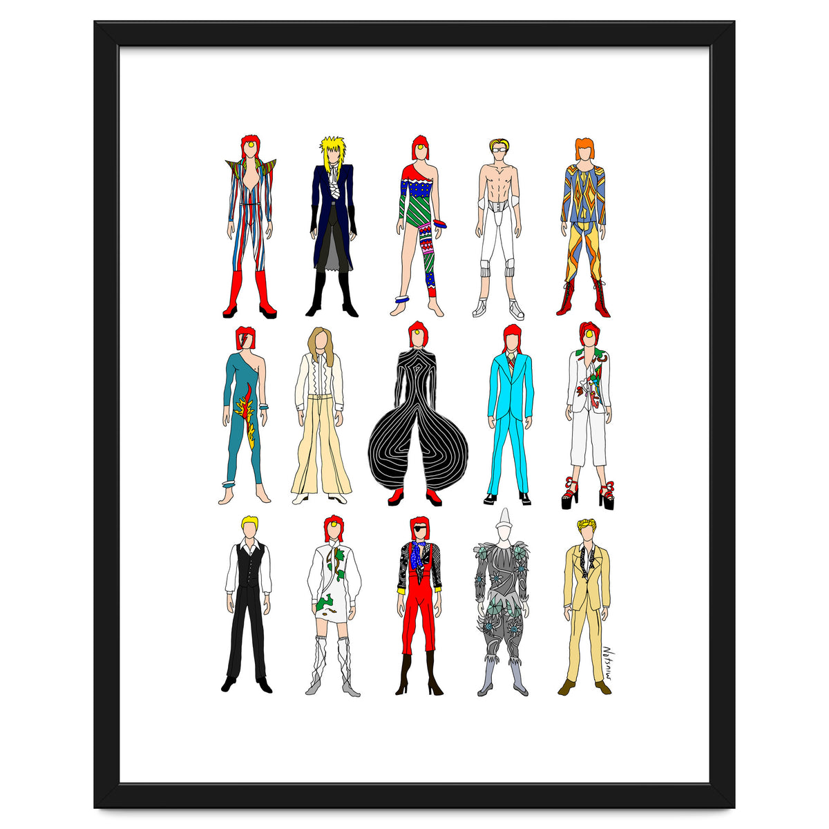 Outfits of Bowie Fashion