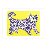Funny Cat Yellow (Print Only) thumbnail