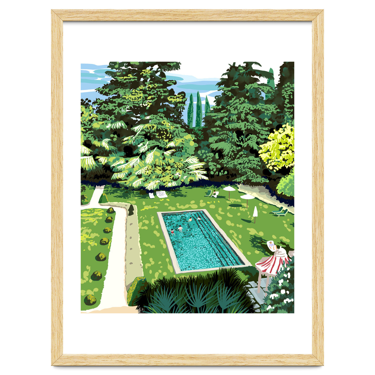 Life's Better Poolside | Vacation Travel Holiday Resort Swim | Architecture Summer Landscape