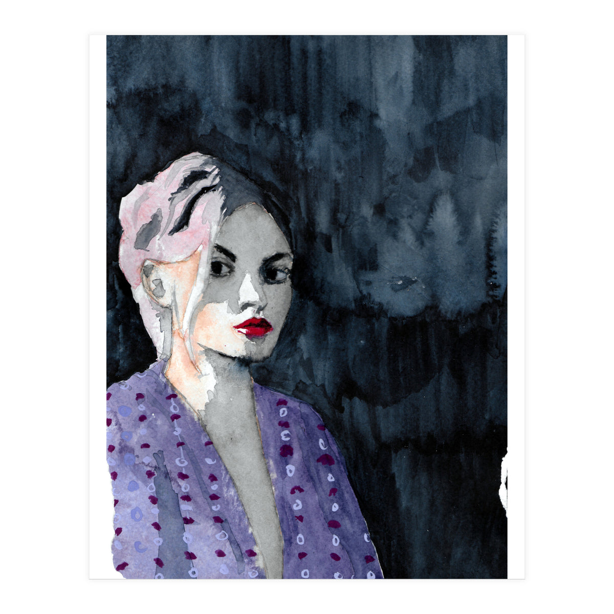 Untitled #25 - Woman in purple (Print Only)