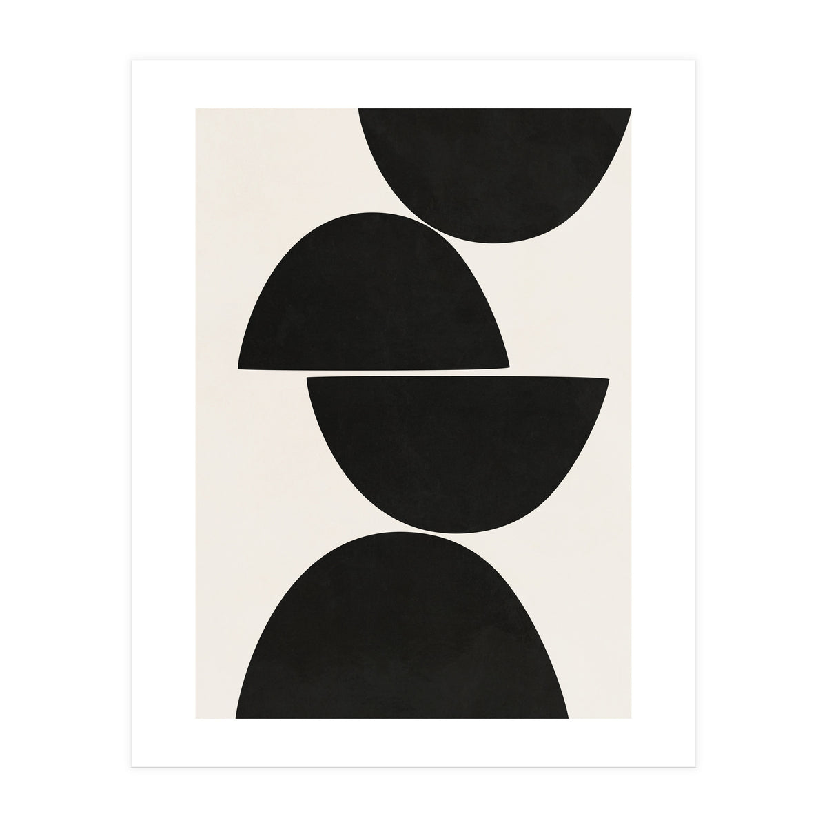 ABSTRACT AND GEOMETRIC SHAPES 04BW (Print Only)