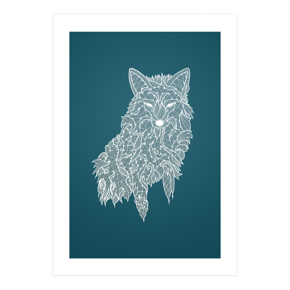 Lace Fox (Print Only)