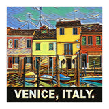Colorful Venice Homes (Print Only) thumbnail
