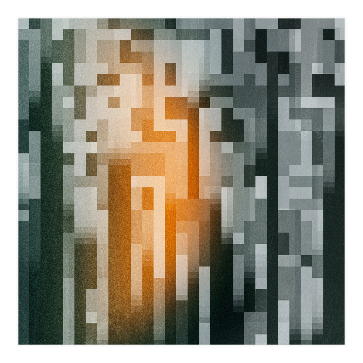 Pixel City #4 (Print Only)