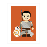 BB8 and Rey Toy (Print Only) thumbnail