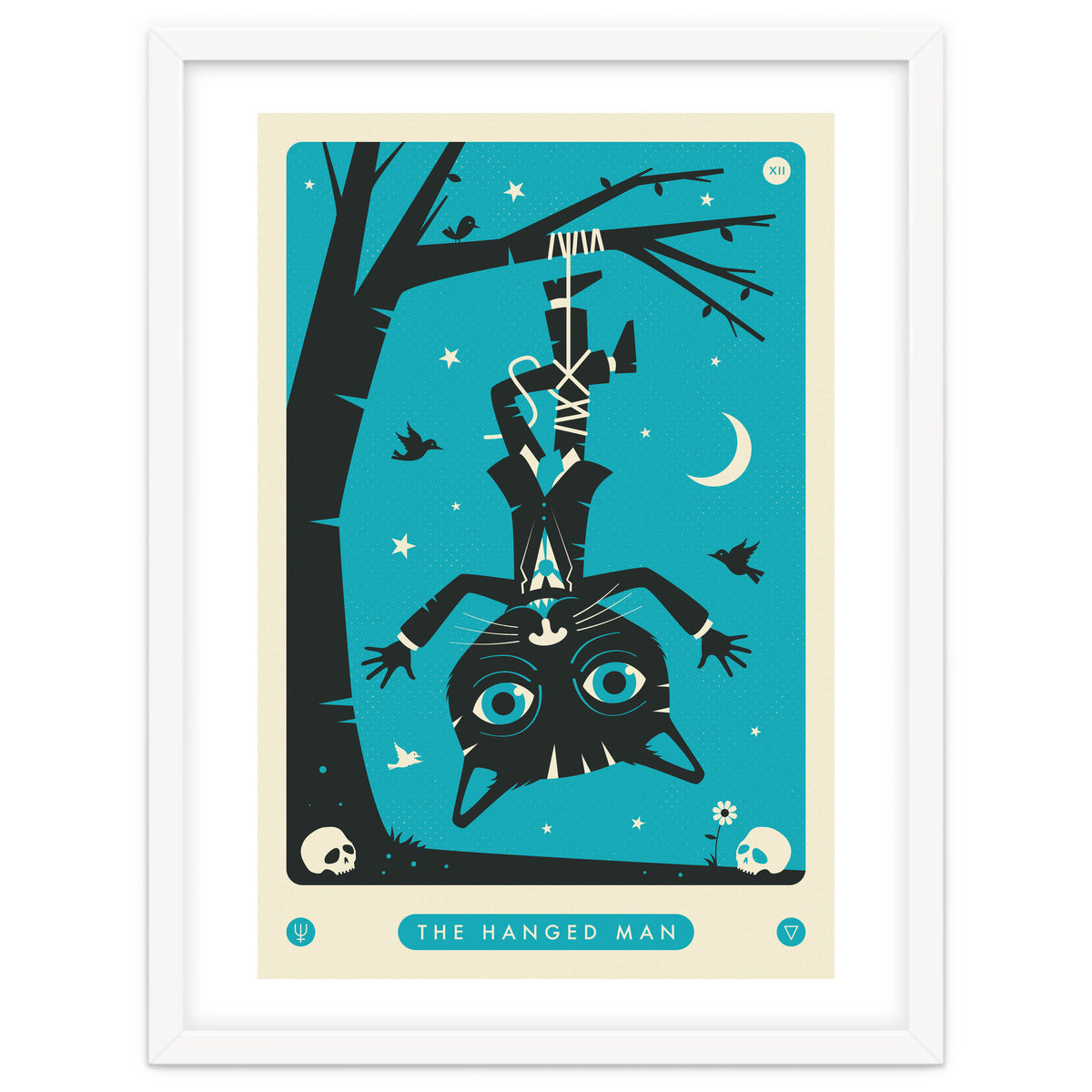 TAROT CARD CAT: THE HANGED MAN