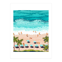 Dream in Colors Borrowed From The Sea | Ocean Tropical Beachy Summer | Swim Surf Travel Vacation (Print Only)