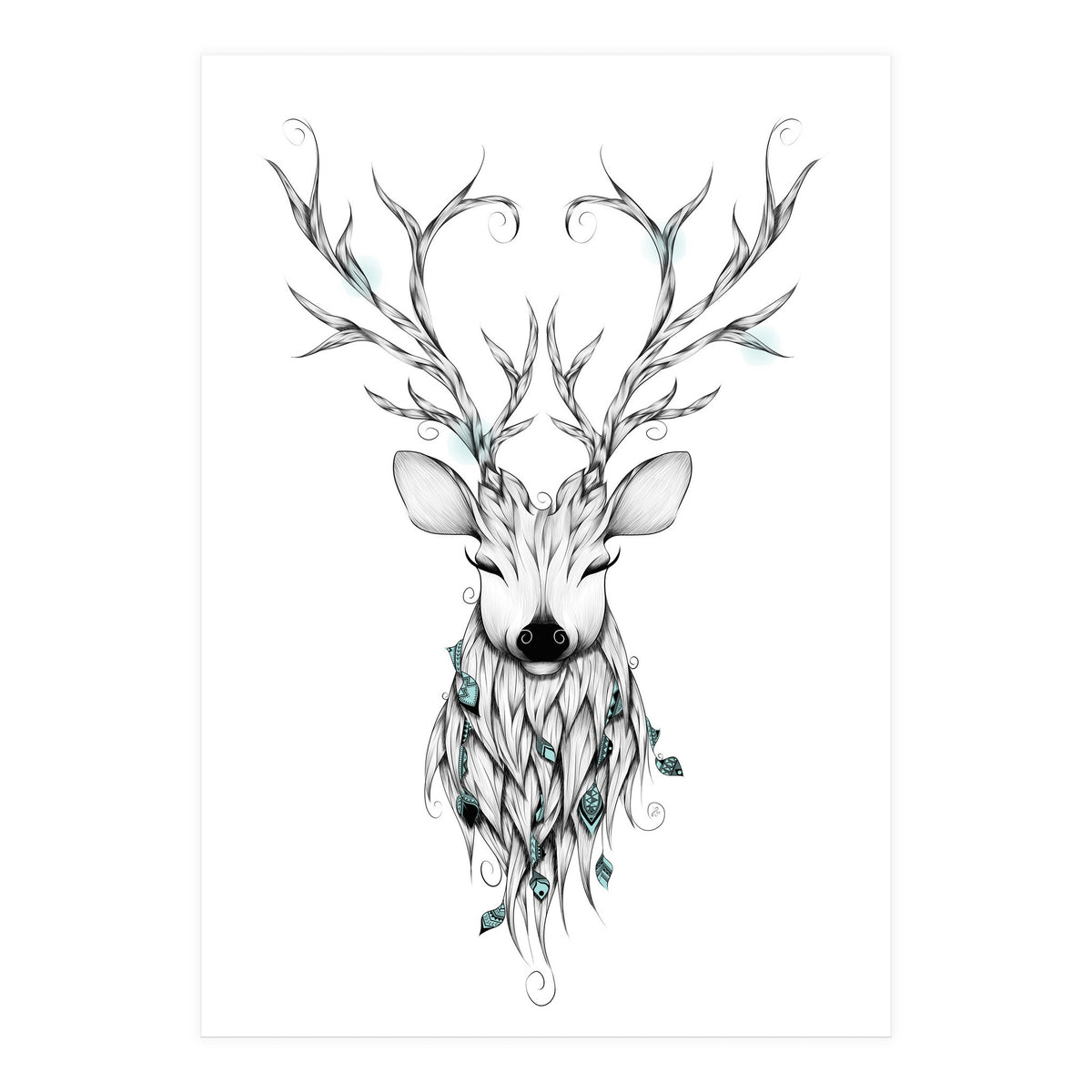 Poetic Deer (Print Only)