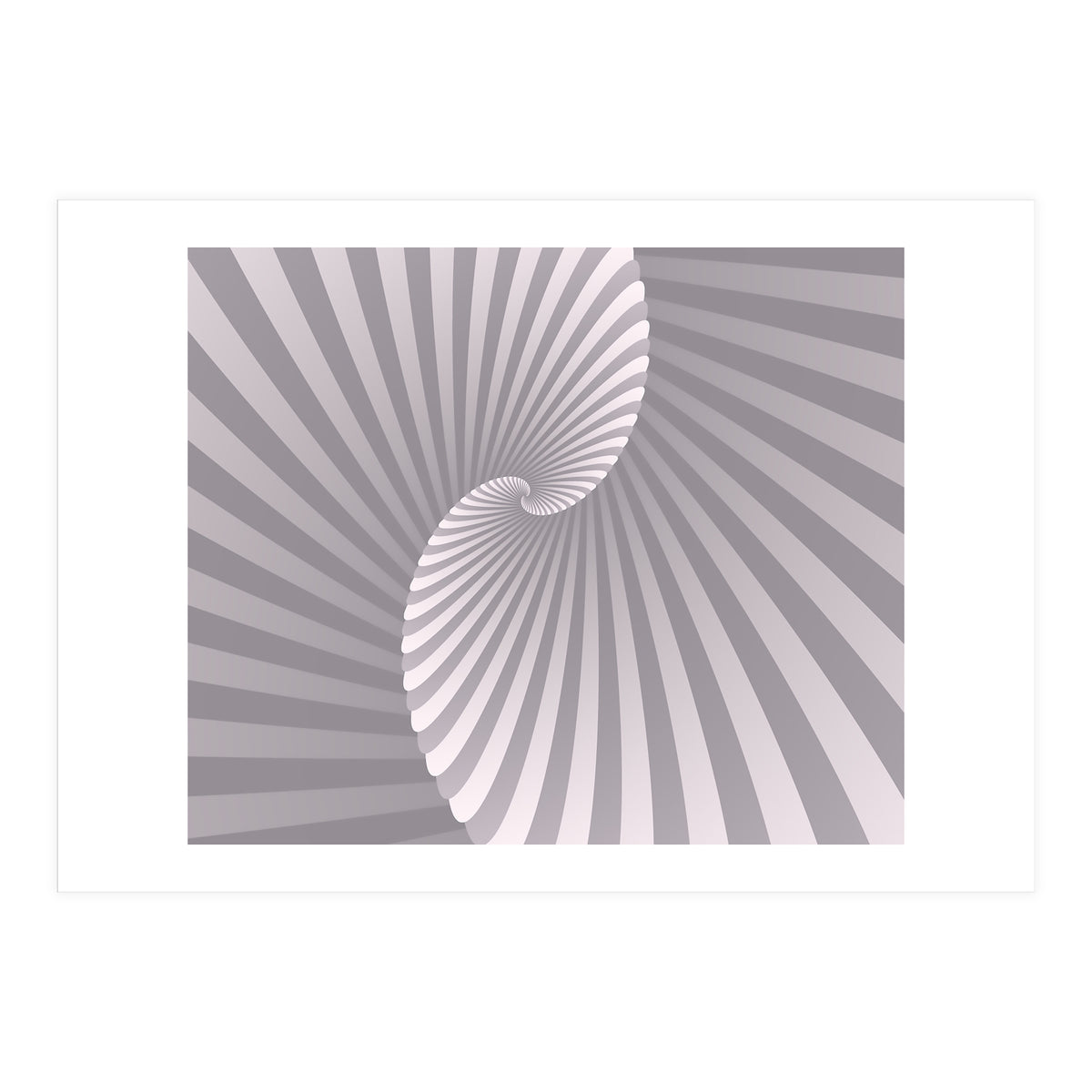 Abstract Retro Spiral (Print Only)