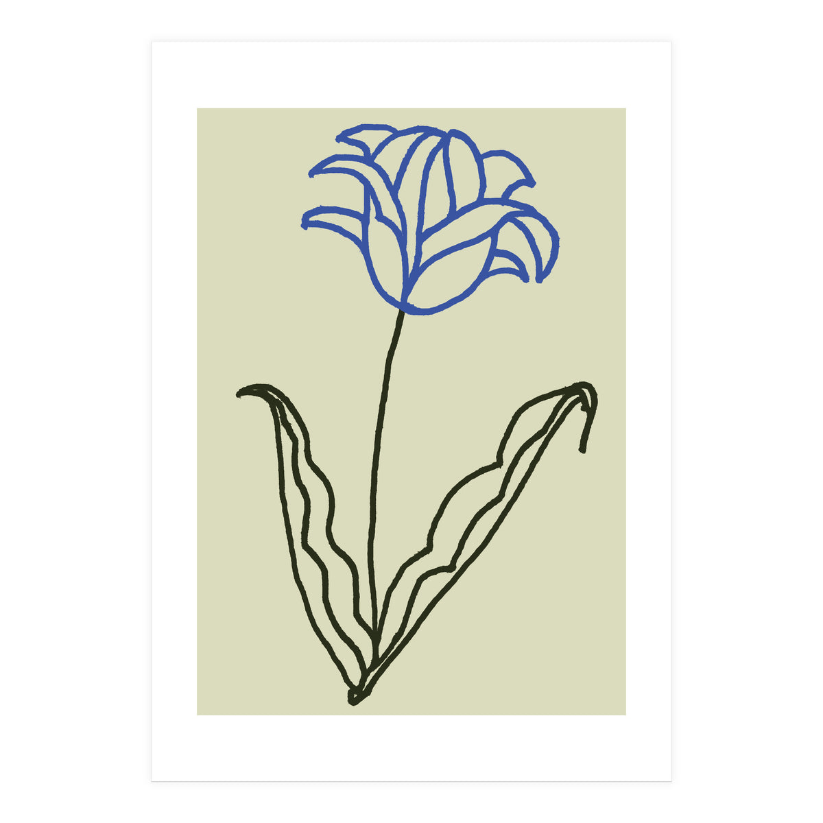 Blue flower (Print Only)