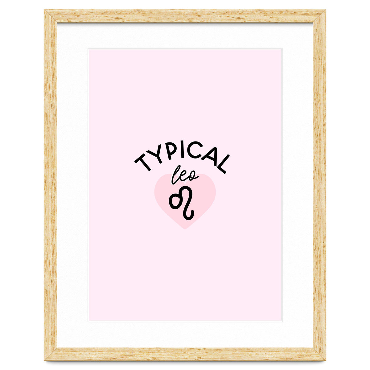 Typical Leo Horoscope Print